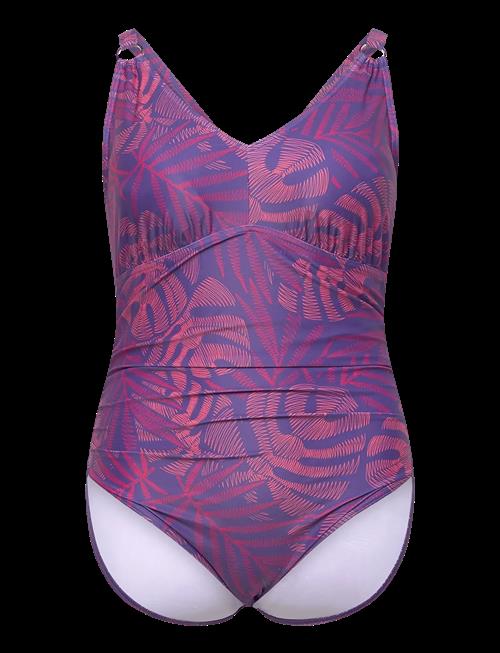 Speedo | Womens Shaping Printed V Neck 1 Piece (+) | 54