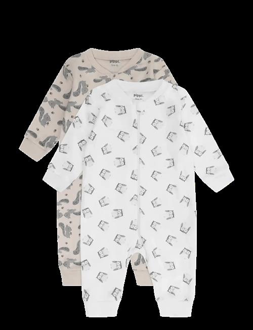 Pippi | Nightsuit -Zipper (2-Pack) | 80