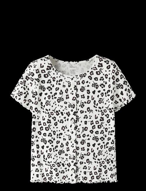name it | Nkfvemia Aop Ss Slim Top | 122-128