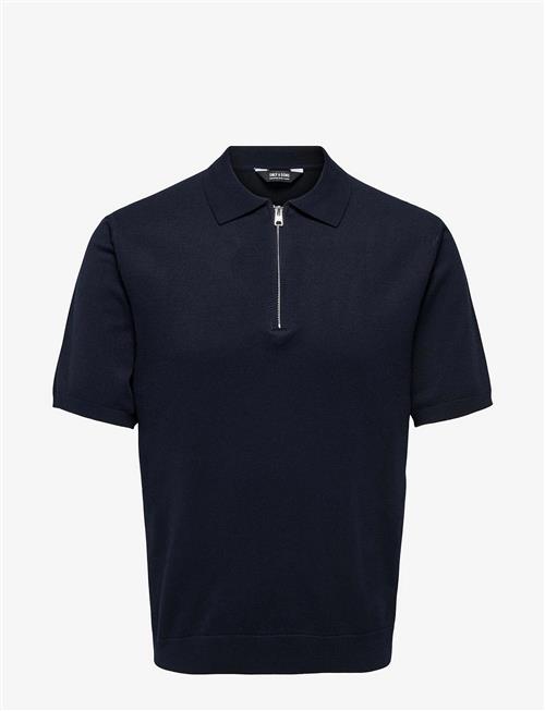ONLY & SONS | Onswyler Life Reg 14 Ss Zip Polo Knit | XXL