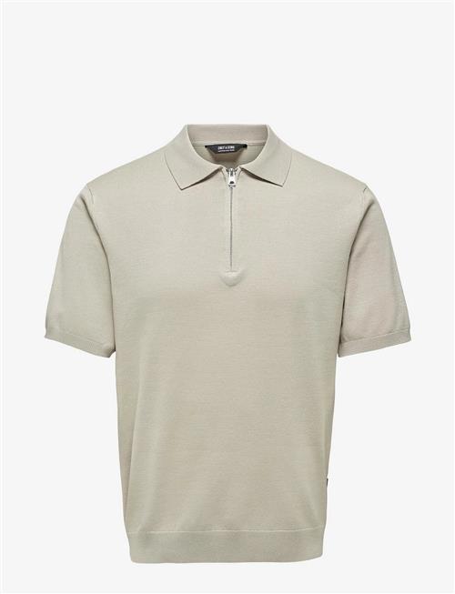 ONLY & SONS | Onswyler Life Reg 14 Ss Zip Polo Knit | XL