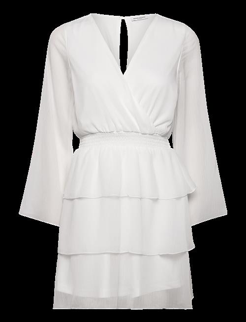 Bubbleroom | Frill L/S Chiffon Dress | 40