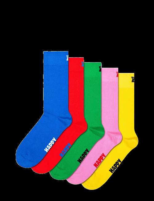 Happy Socks | 5-Pack Solid Socks | 36-40