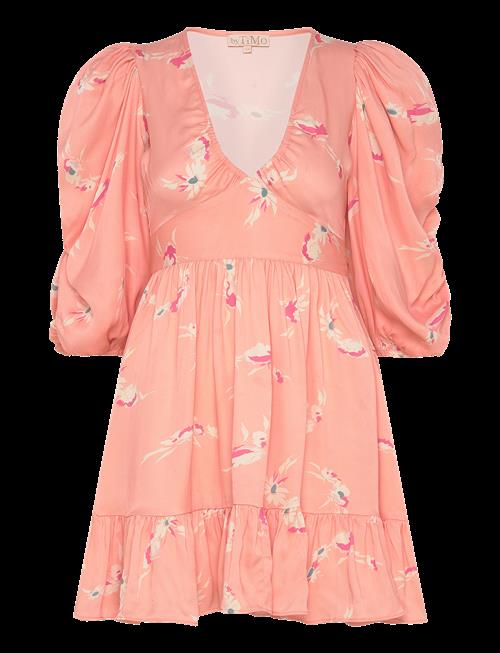 by Ti Mo | Crepe Satin Puffed Mini Dress | XS