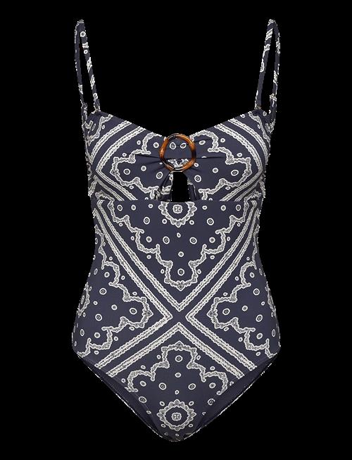 Malina | Mandy Bamboo-Ring Bandeau Swimsuit | S