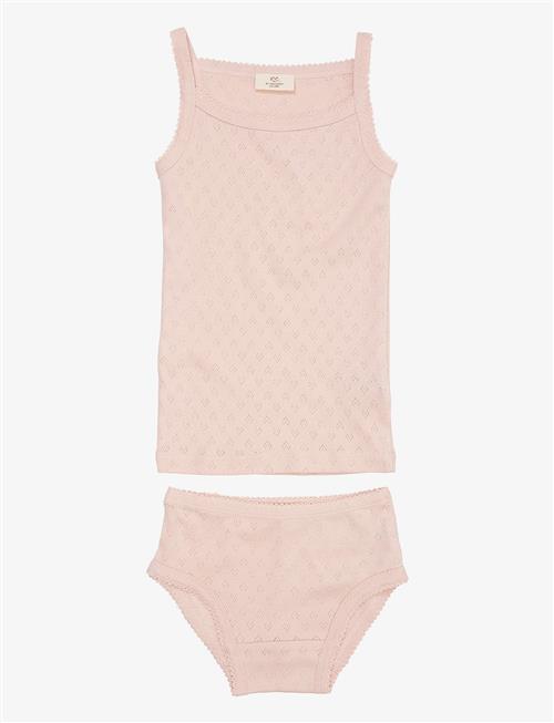 Copenhagen Colors | Pointelle Heart Underwear Set | 110