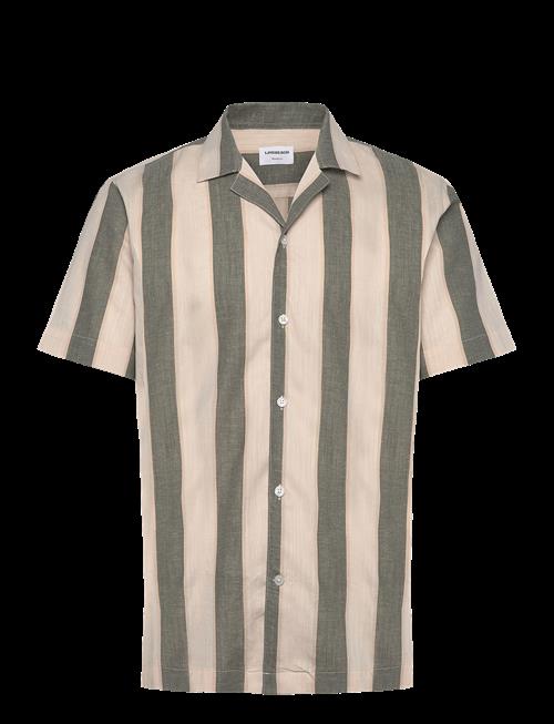 Lindbergh | Striped Linen/Cotton Shirt S/S | XXL
