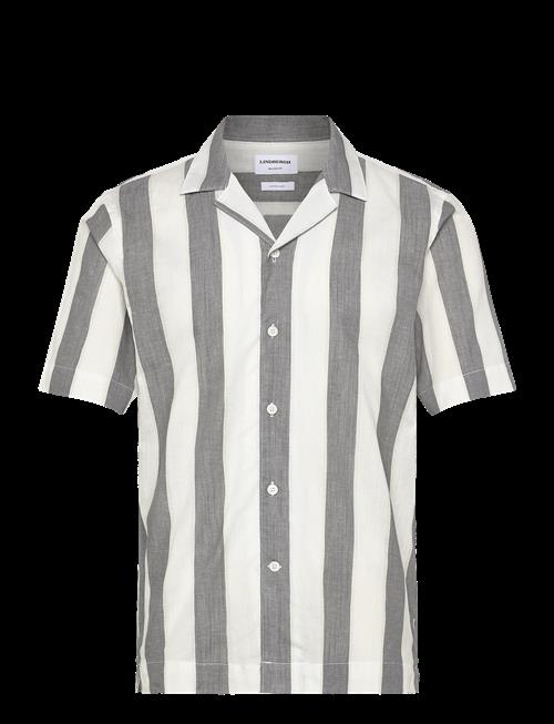Lindbergh | Striped Linen/Cotton Shirt S/S | XL