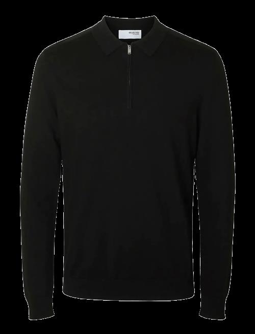 Selected | Slhberg Ls Half Zip Polo Noos | L