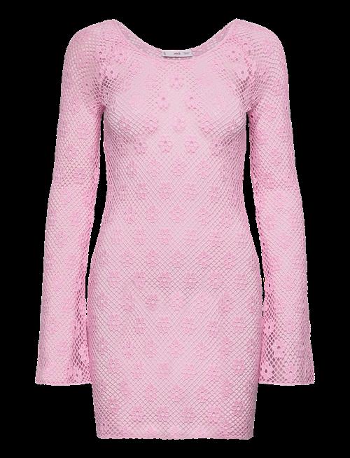 Mango | Floral Crochet Dress | S