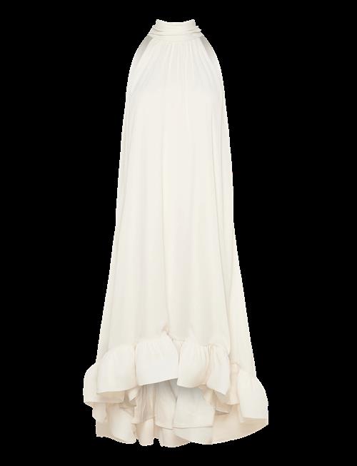 Malina | Sabrina Halterneck Ruffled Midi Dress | M