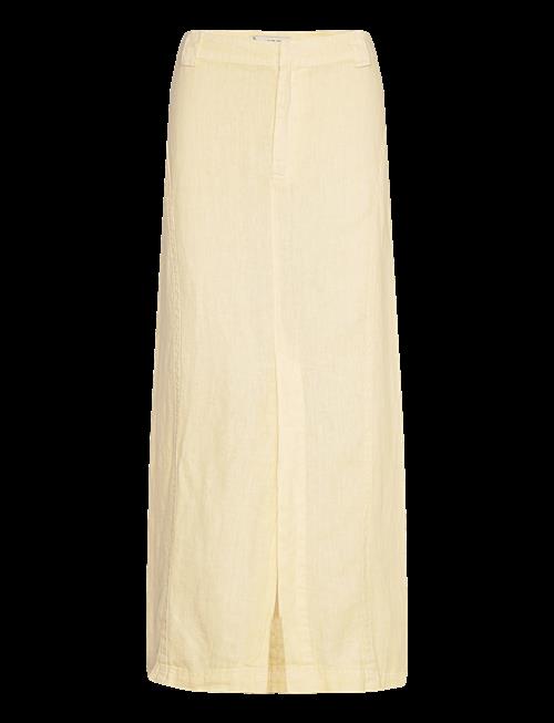 Mango | Linen Skirt With Slit | 36