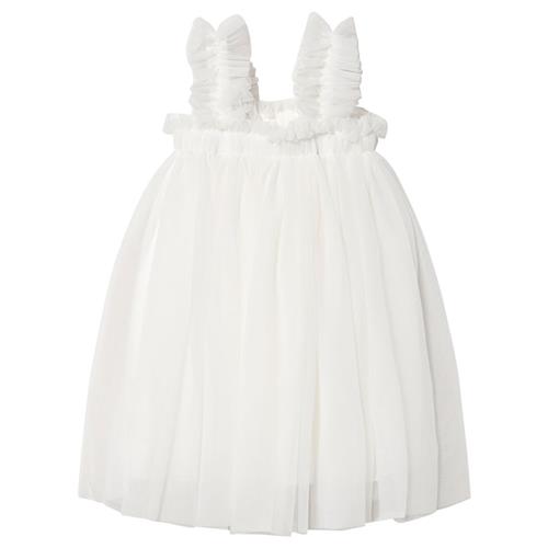 DOLLY by Le Petit Tom Tutu Beach Cover Up Kjole Off white Off-white-1-3 Y  Hvid  1-3 år  Piger