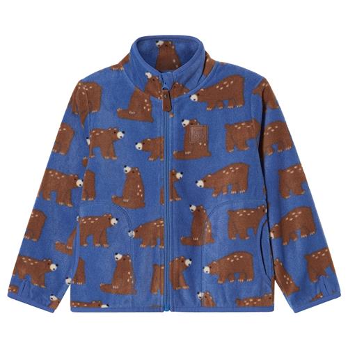 Kuling Northpole Fleece-jakke Nordic Blue Bear  Nordic Blue Bear-134/140 cm  Blå  134/140 cm  Drenge, Piger