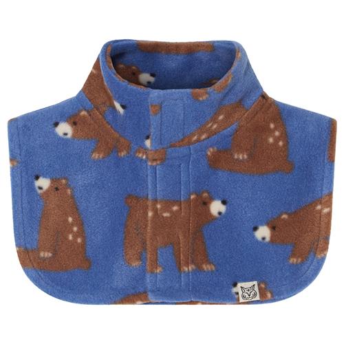 Kuling Northpole Halsvarmer I Fleece Nordic Blue Bear  Nordic Blue Bear-4-6 Y  Blå  4-6 år  Drenge, Piger