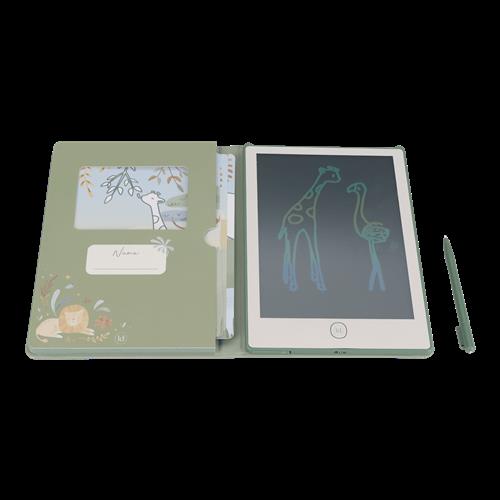 Little Dutch Safari Friends Tegnetablet Green  Green One Size  Grøn  One Size  Drenge, Piger