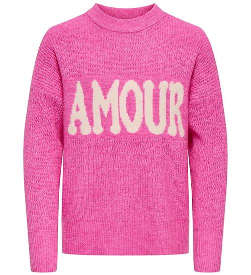 Kids Only Bluse - Strik - KogJerico - Fiji Flower/AMOUR/Birch