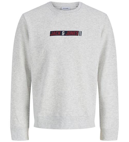 Jack & Jones Sweatshirt - JjMunk - White Melange