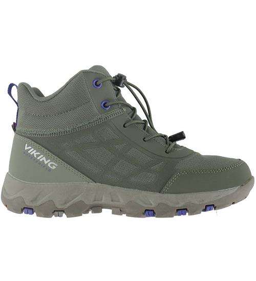 Viking Støvler - Track Mid WP SL - Olive