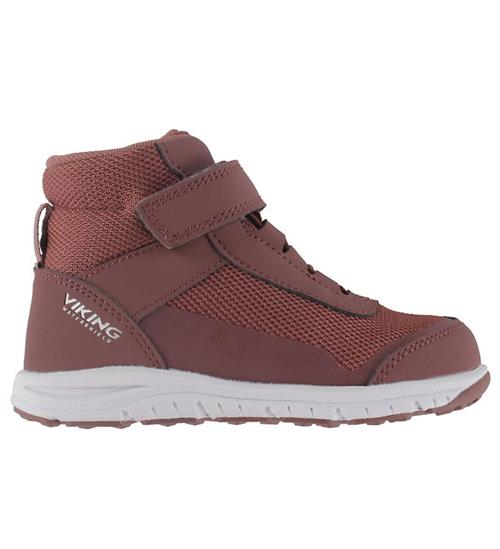 Viking Støvler - Knapper Reflex Mid WP 1V - Dark Pink