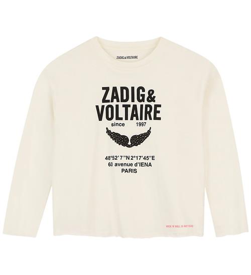 Zadig & Voltaire Bluse - Off White m. Sort