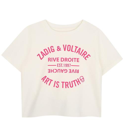 Zadig & Voltaire T-shirt - Off White m. Print