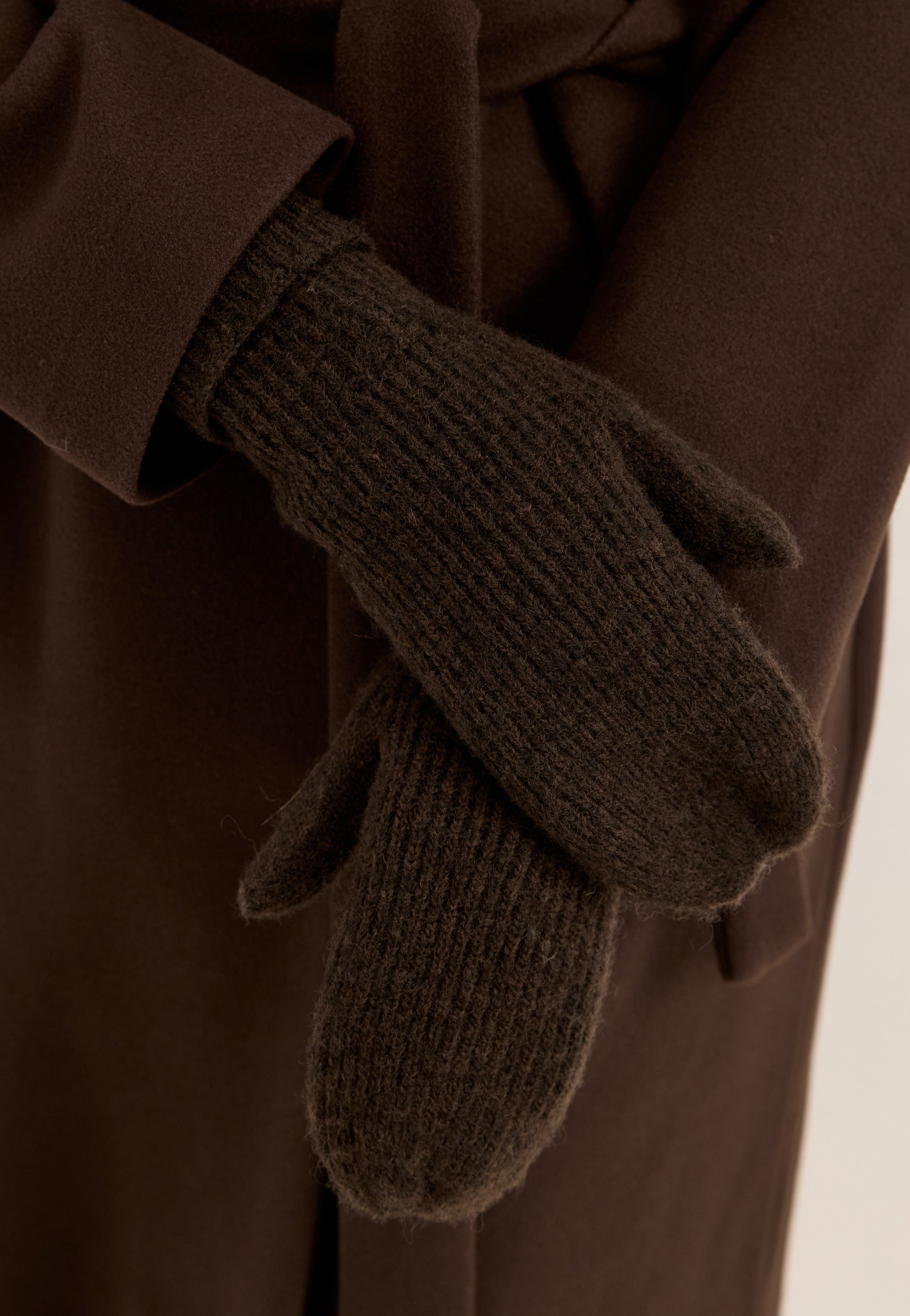 BUBBLEROOM Wool Blend Knitted Mittens