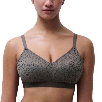 Chantelle BH EasyFeel Norah Wirefree Bra Mørkgrå  nylon E 85 Dame