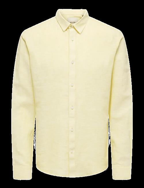ONLY & SONS | Onscaiden Life Ls Solid Linen Blend Noos | XXL