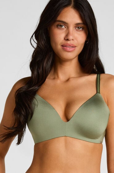 Hunkemöller Formstøbt bh uden bøjle Mona Grøn