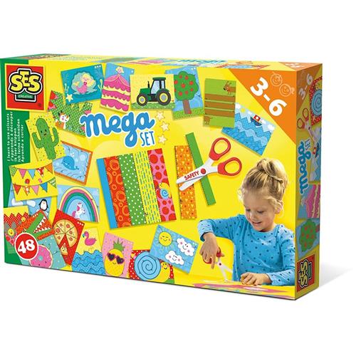 SES Creative I Learn To Use Scissors Håndværkssæt Yellow-3-6 Y  Gul  3-6 år  Drenge, Piger