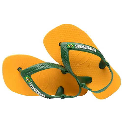 Havaianas Baby Brasil Logo II Flip Flops Sandaler Pop Yellow Amazon Pop Yellow Amazon 20 EU  Gul  20  Drenge, Piger