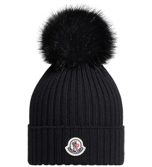 Moncler Hue - Strik - Uld - Navy m. Kvast