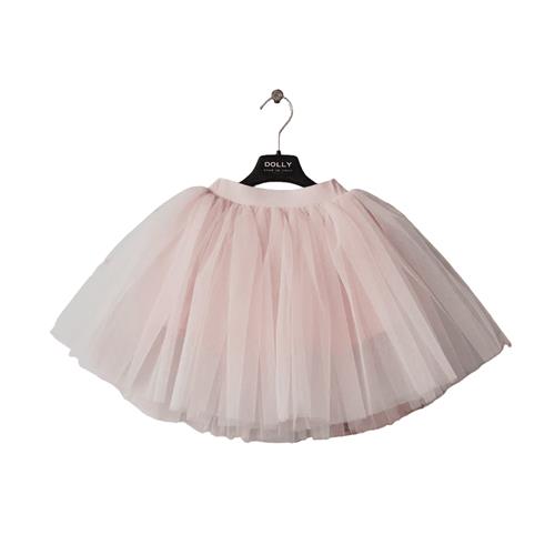 DOLLY by Le Petit Tom Classic Tutu Med Fløjl I Taljen Pink  Pink-1-3 Y  Lyserød  1-3 år  Piger