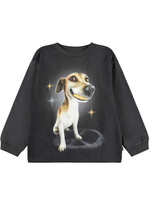 Molo Rube T-Shirts Long Sleeves Golden Grillz Golden Grillz 92 cm  Sort  92 cm  Drenge