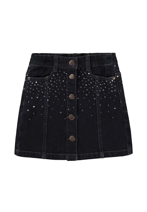 Molo Bera Skirt Rhinestone Raw Rhinestone Raw 146/152 cm  Sort  146/152 cm  Piger