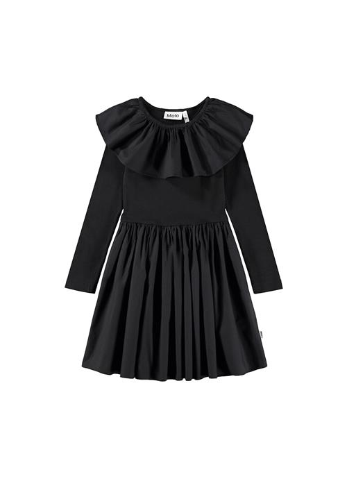 Molo Cille Dress Ls Black Black 98/104 cm  Sort  98/104 cm  Piger
