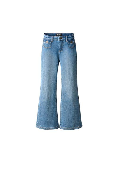 Molo Atla Woven Pants Washed Denim Blue Washed Denim Blue 104 cm  Blå  104 cm  Piger
