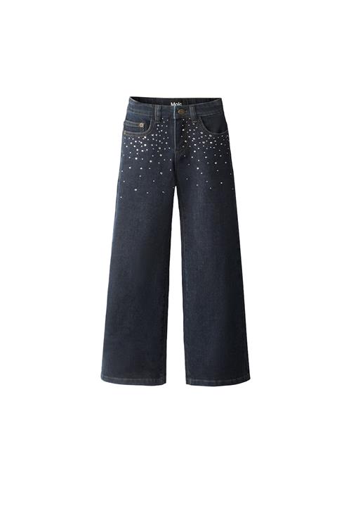 Molo Asta Woven Pants Rhinestone Raw Rhinestone Raw 164 cm  Sort  164 cm  Piger