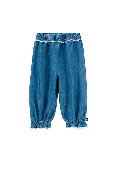 Molo Sana Woven Pants Mid Blue Wash Mid Blue Wash 104 cm  Blå  104 cm  Piger