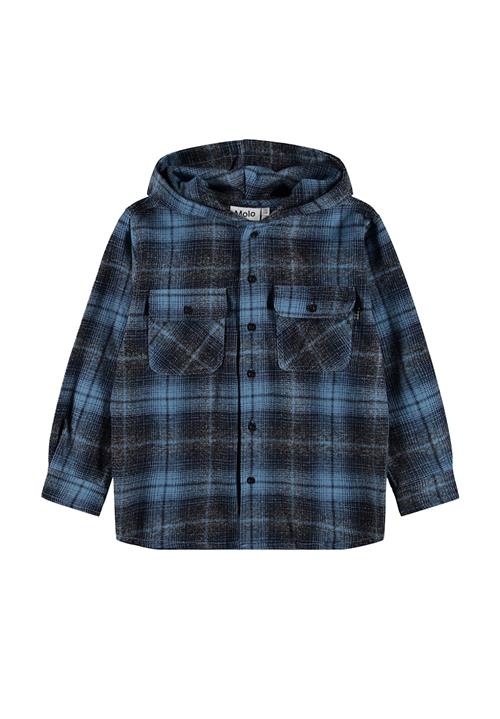 Molo Rizz Shirt Ls Twilight Check Twilight Check 134/140 cm  Blå  134/140 cm  Drenge