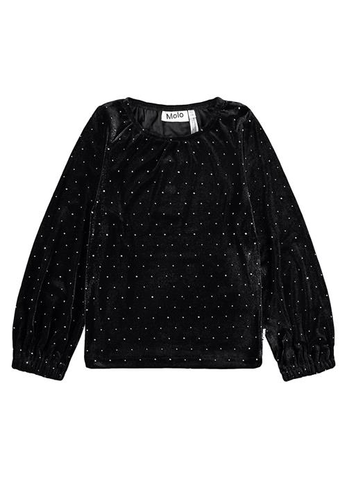Molo Rikki T-Shirts Long Sleeves Black Stones Black Stones 146/152 cm  Sort  146/152 cm  Piger