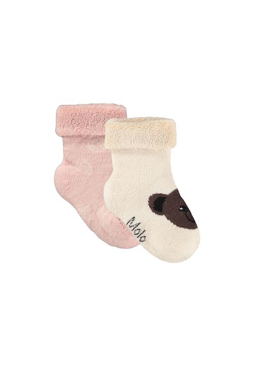 Molo Nodda 2-pak Babysokker Mellow Rose  Mellow Rose 17-19 EU  Lyserød  17-19 EU  Piger