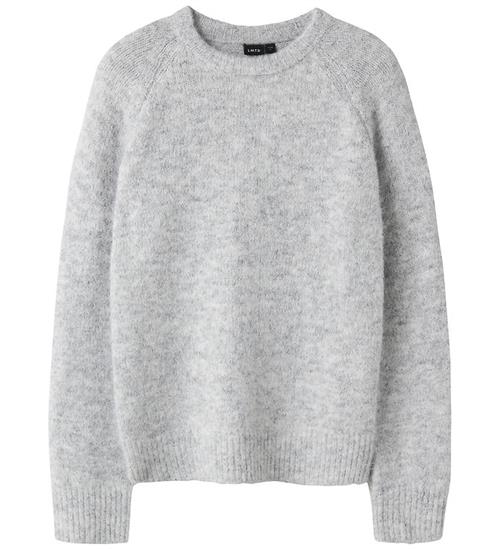 LMTD Sweatshirt - NlfBullo - Strik - Light Grey Melange