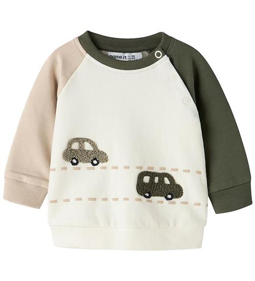 Name It Sweatshirt - NbmOmand - Antique White
