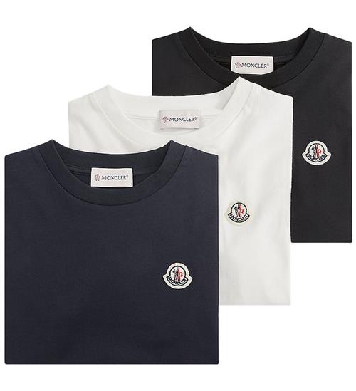 Moncler T-shirts - 3-pak - Sort/Hvid/Navy