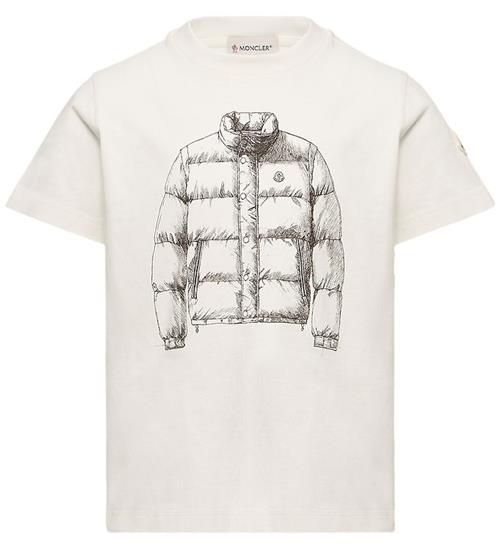 Moncler T-shirt - Hvid m. Print