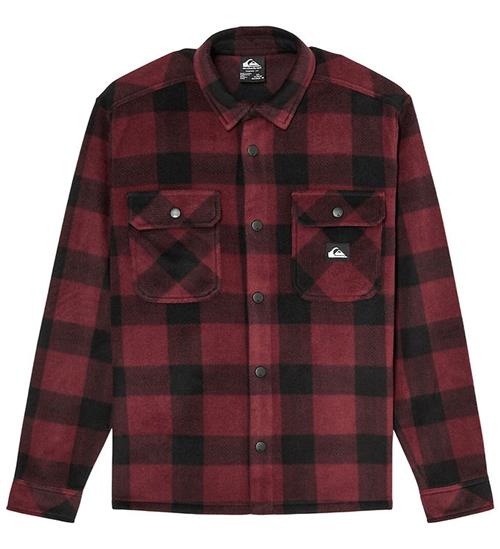 Quiksilver Fleecejakke - Venture Polar - Oxblood/Sortternet