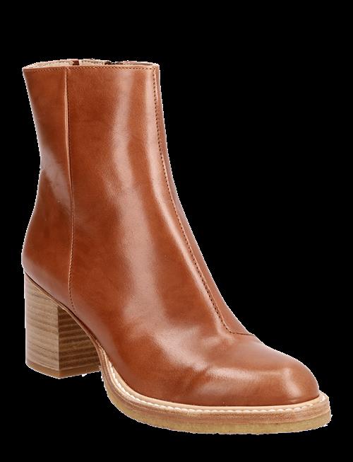 ANGULUS | Bootie - Block Heel - With Zippe | 39.5