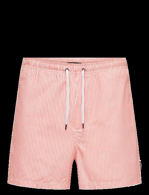 ONLY & SONS | Onsted Stripe Seersucker Swim Noos | L
